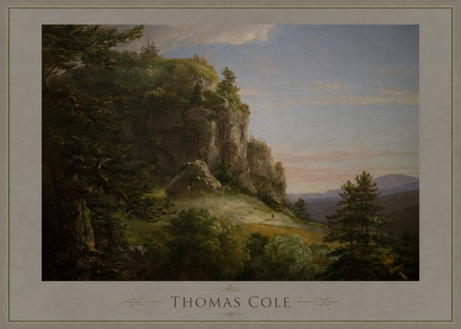 Thomas Cole Landscape, the Old Mill No6 - Poster