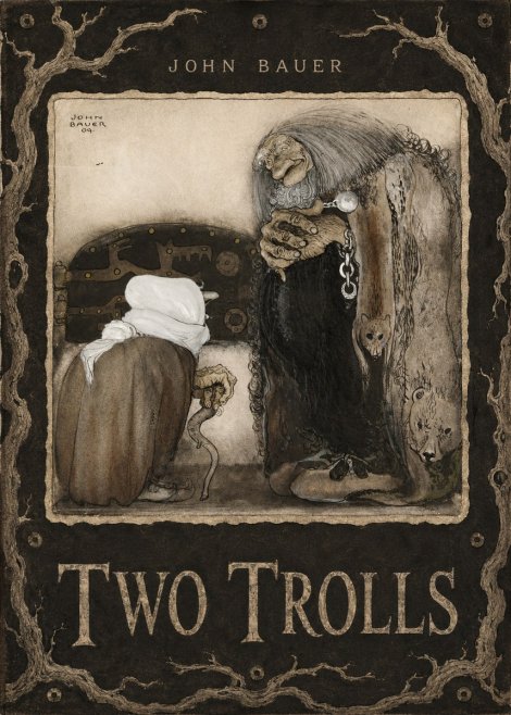 John Bauer Two Trolls No6 - Poster