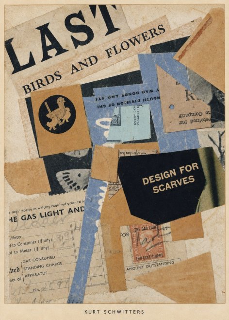 Kurt Schwitters Last Birds and Flowers No5 - Poster