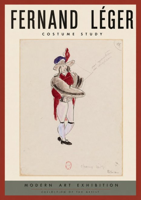 Fernand Léger Costume Study I No2 - Poster