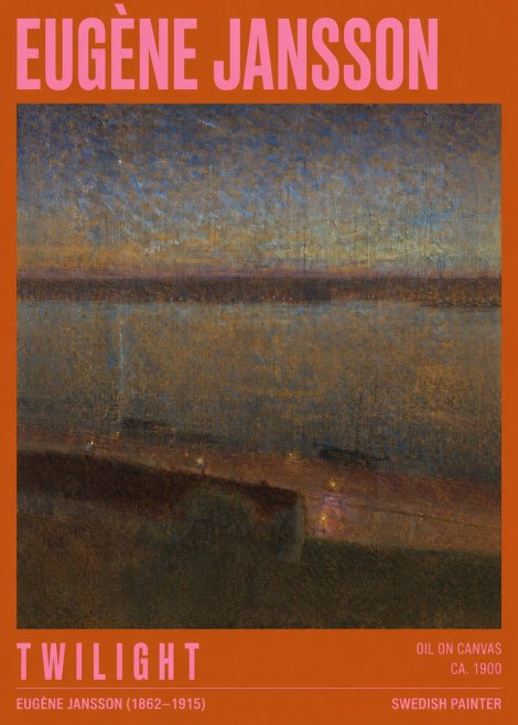 Eugène Jansson Twilight No2 - Poster
