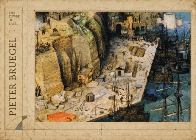 Pieter Bruegel The Tower of Babel XVIII No2 - Poster