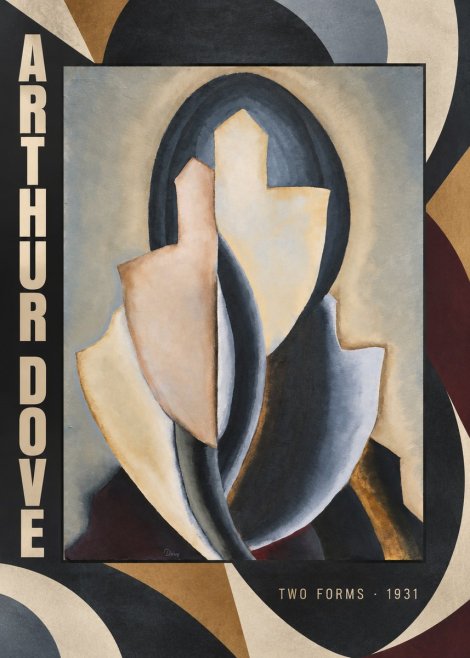 Arthur Dove Two Forms No5 - Poster