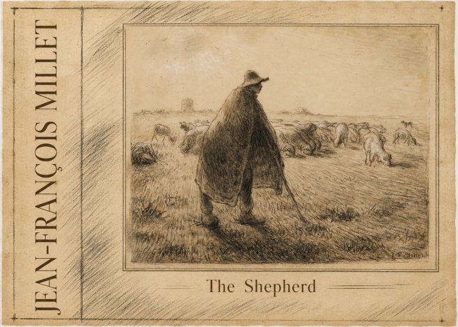 Jean-François Millet The Shepherd No2 - Poster