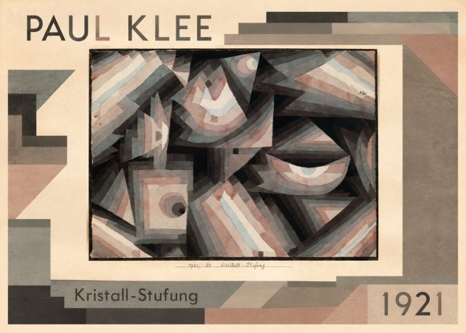 Paul Klee Kristall-stufung I No1 - Poster