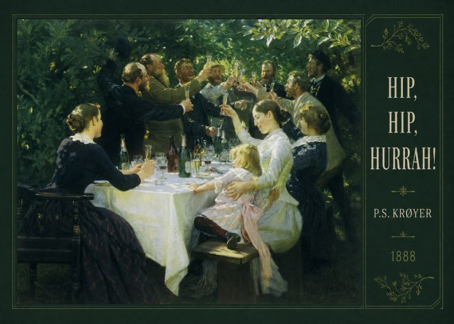 P.S. Krøyer Hip, Hip, Hurrah! No2 - Poster