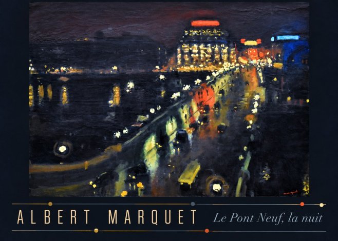 Albert Marquet Le Pont Neuf, La Nuit No4 - Poster