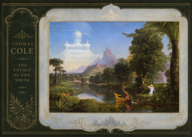Thomas Cole The Voyage of Life: Youth IV No2 - Poster