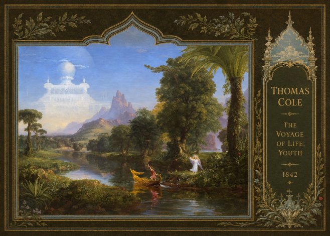 Thomas Cole The Voyage of Life: Youth IV No4 - Poster