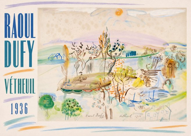 Raoul Dufy Vétheuil No5 - Poster