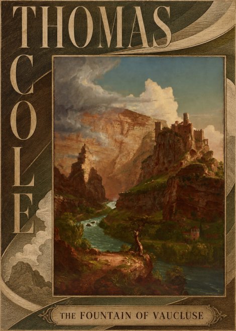 Thomas Cole The Fountain of Vaucluse II No5 - Poster
