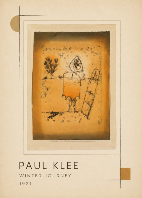 Paul Klee Winter Journey No1 - Poster