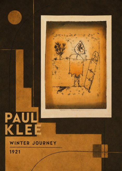 Paul Klee Winter Journey No6 - Poster
