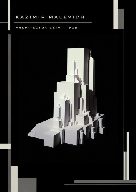 Kazimir Malevich Architecton Zeta No4 - Poster