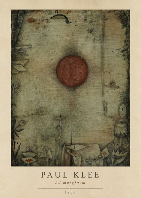 Paul Klee Ad Marginem No5 - Poster