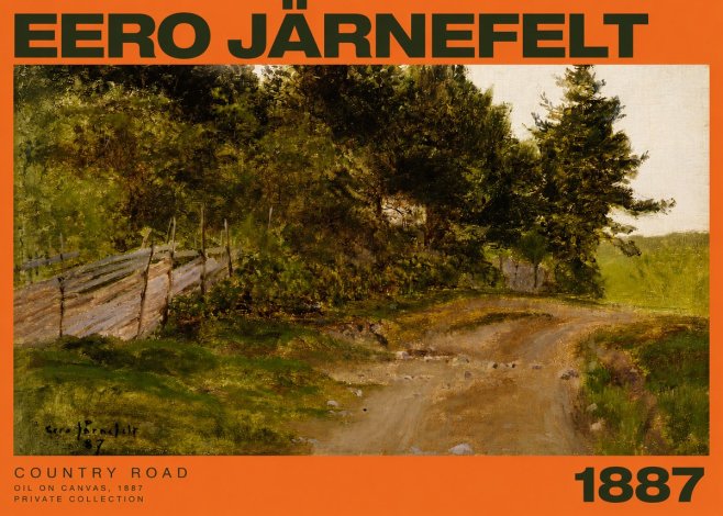Eero Järnefelt Country Road No2 - Poster