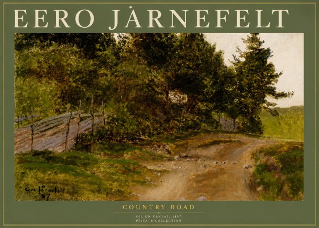 Eero Järnefelt Country Road No4 - Poster