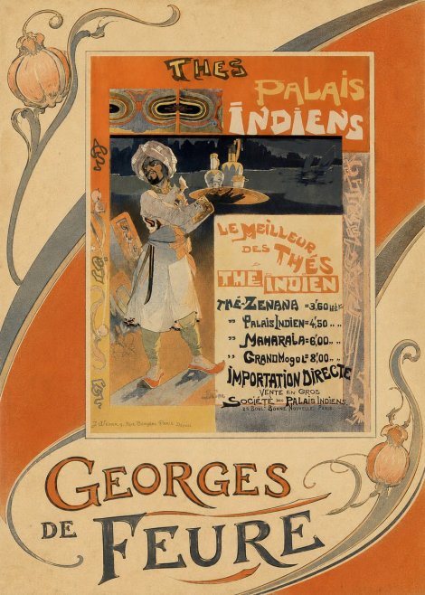 Georges de Feure Thés Palais Indiens No4 - Poster