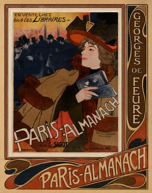 Georges de Feure Paris-almanach III No3 - Poster