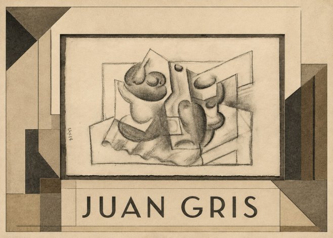 Juan Gris Nature Morte (Bouteille Et Fruit) No1 - Poster