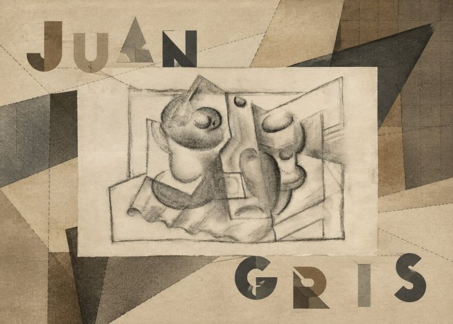 Juan Gris Nature Morte (Bouteille Et Fruit) No4 - Poster