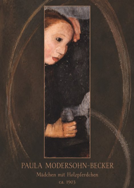 Paula Modersohn-Becker Mädchen Mit Holzpferdchen No5 - Poster