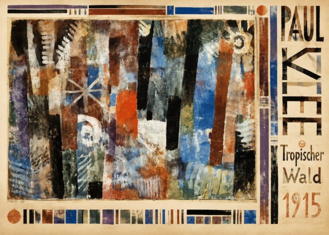 Paul Klee Tropischer Wald No5 - Poster