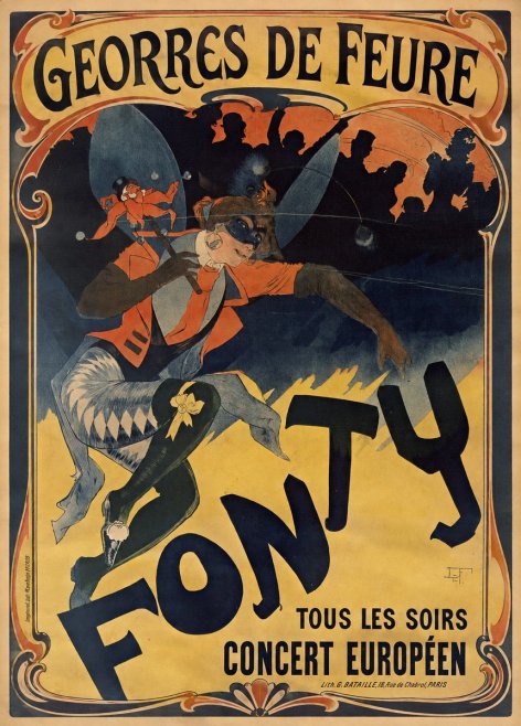 Georges de Feure Fonty II No1 - Poster