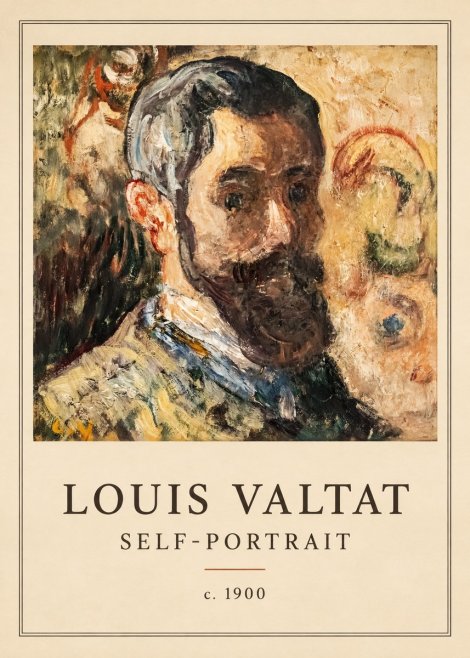 Louis Valtat Self-portrait No4 - Poster