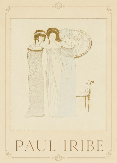 Paul Iribe Elegant Figures No1 - Poster
