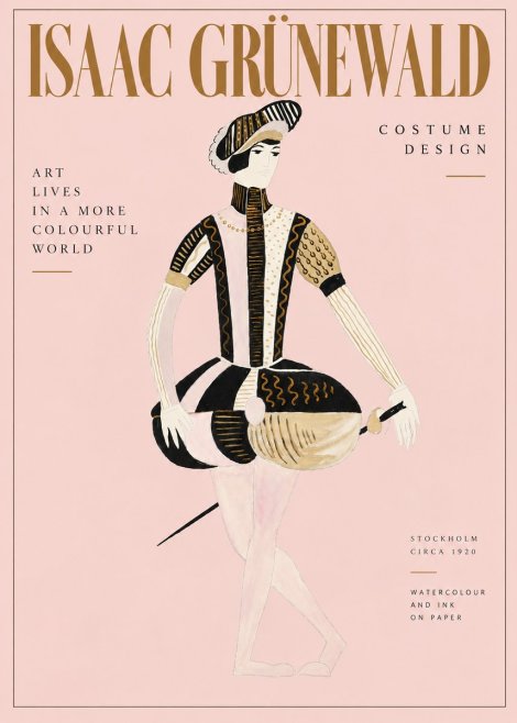 Isaac Grünewald Costume Study VI No6 - Poster