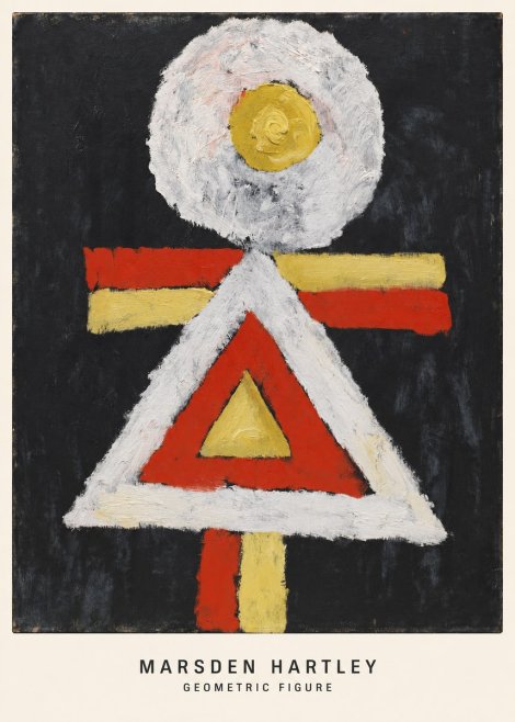 Marsden Hartley Geometric Figure No6 - Poster
