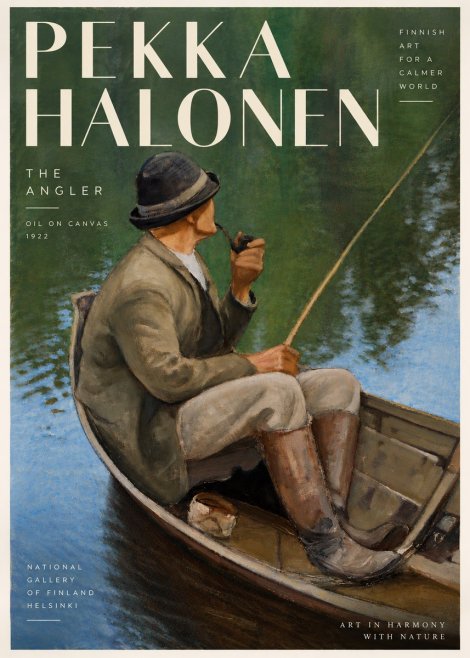 Pekka Halonen The Angler No4 - Poster