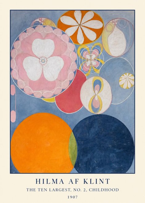 Hilma af Klint The Ten Largest, No. 2, Childhood No1 - Poster