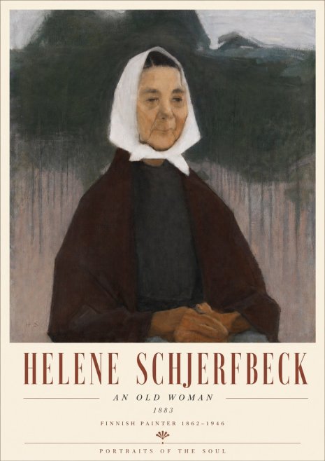 Helene Schjerfbeck An Old Woman No6 - Poster