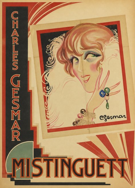 Charles Gesmar Mistinguett No2 - Poster