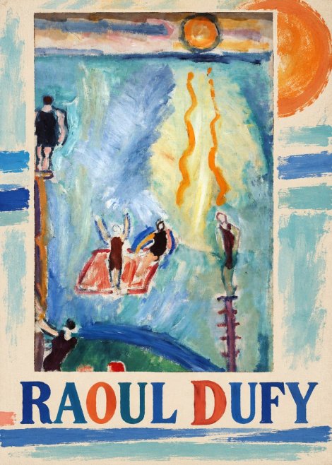 Raoul Dufy The Swimmers No6 - Poster
