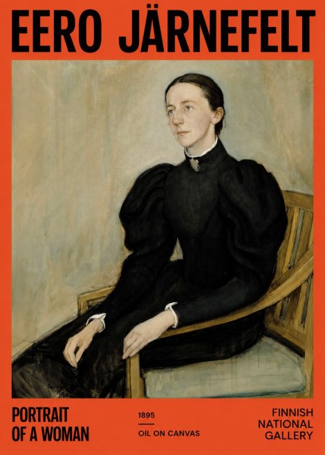 Eero Järnefelt Portrait of a Woman No2 - Poster