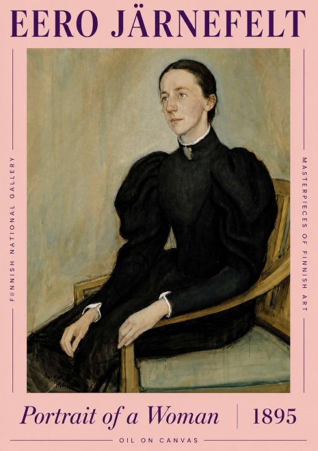 Eero Järnefelt Portrait of a Woman No3 - Poster