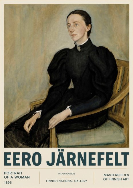 Eero Järnefelt Portrait of a Woman No4 - Poster
