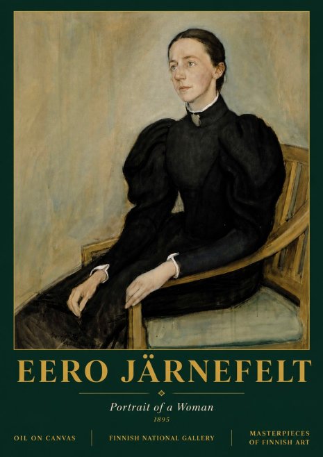Eero Järnefelt Portrait of a Woman No5 - Poster