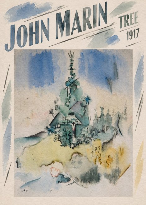 John Marin Tree No4 - Poster