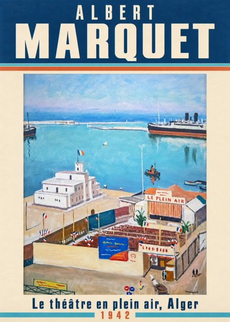 Albert Marquet Le Théâtre En Plein Air, Alger No2 - Poster