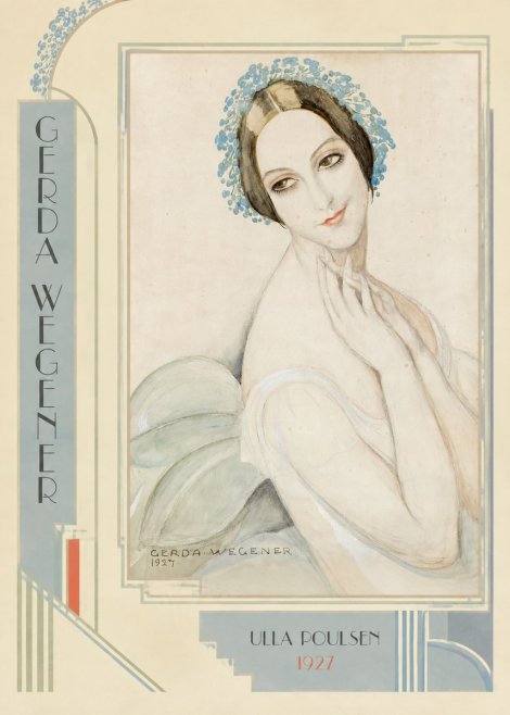 Gerda Wegener Ulla Poulsen No2 - Poster