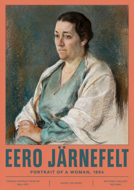 Eero Järnefelt Portrait of a Woman, 1894 No2 - Poster