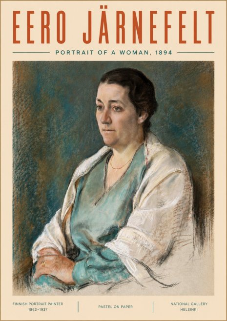 Eero Järnefelt Portrait of a Woman, 1894 No5 - Poster