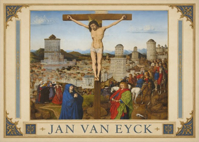 Jan van Eyck The Crucifixion No1 - Poster