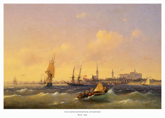 Ivan Konstantinovich Aivazovsky Reval No6 - Poster