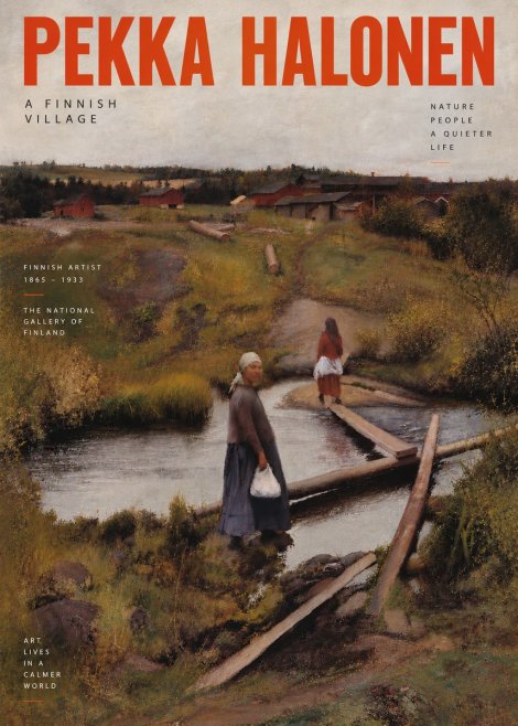 Pekka Halonen A Finnish Village No5 - Poster