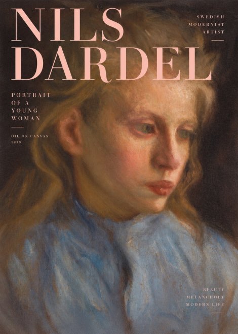 Nils Dardel Portrait of a Young Woman No2 - Poster